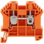 17112.3 Conta-Clip Connector Terminal Block 2-Poles Feed Through Orange Parts Distributor 17112.3 Conta-Clip Connector Terminal Block 2-Poles Feed Through Orange