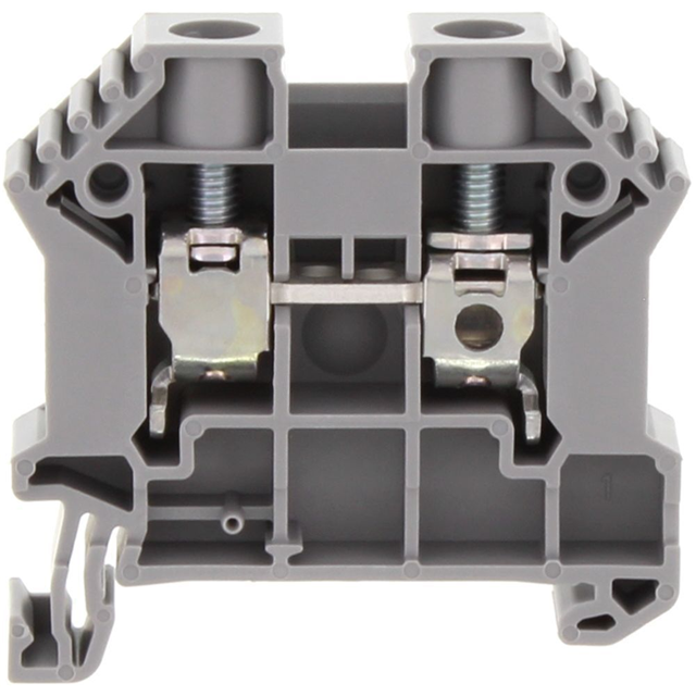 17112.6 Conta-Clip Connector Terminal Block 2-Poles Feed Through Gray Parts Distributor 17112.6 Conta-Clip Connector Terminal Block 2-Poles Feed Through Gray