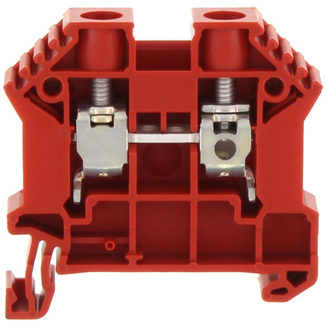 17112.9 Conta-Clip Connector Terminal Block 2-Poles Feed Through Red Parts Distributor 17112.9 Conta-Clip Connector Terminal Block 2-Poles Feed Through Red
