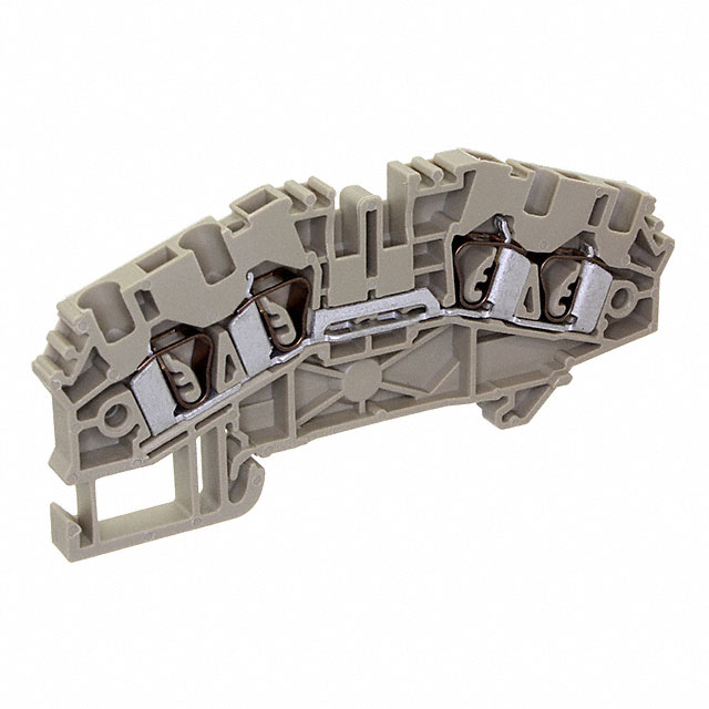 3502.2 Conta-Clip Connector Terminal Block 4-Poles Feed Through Beige Parts Distributor 3502.2 Conta-Clip Connector Terminal Block 4-Poles Feed Through Beige