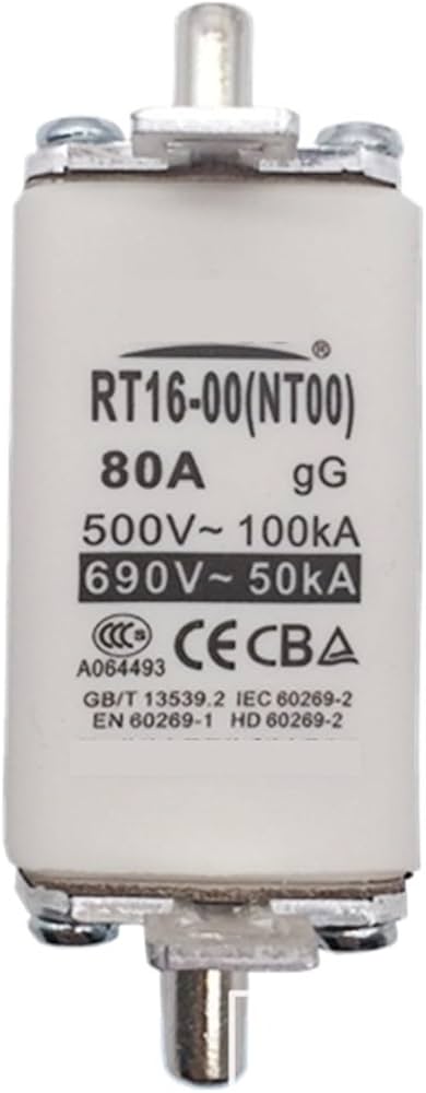 RT16-00(NH00) 800VAC HRC Square Blade Fuse Parts Distributor RT16-00(NH00) 800VAC HRC Square Blade Fuse