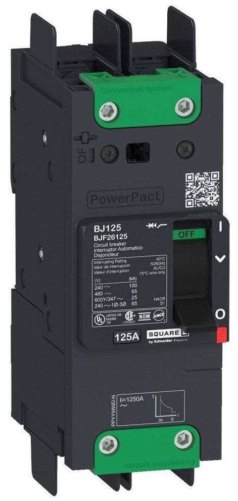 BJF26050 SquareD Circuit Breaker 50A 690V 2 Poles Parts Distributor BJF26050 SquareD Circuit Breaker 50A 690V 2 Poles