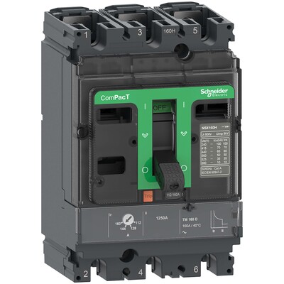 C10F3TM063 SquareD Circuit Breaker 63A 415VAC 3 Poles Parts Distributor C10F3TM063 SquareD Circuit Breaker 63A 415VAC 3 Poles