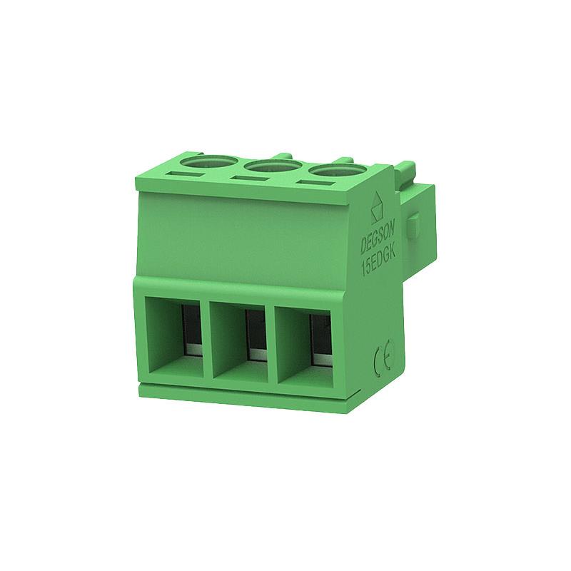 15EDGK-3.81-03P-14-00L(H) Degson Terminal Block PLUG 3Position 3.81mm Green Parts Distributor 15EDGK-3.81-03P-14-00L(H) Degson Terminal Block PLUG 3Position 3.81mm Green