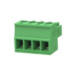 15EDGK-3.81-04P-14-00L(H) Degson Terminal Block 4Position, Green