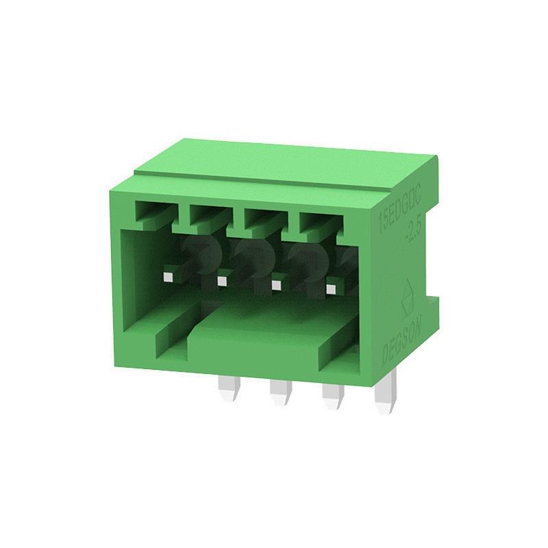 15EDGRC-2.5-04P-14-00L(H) Degson Terminal Block HDR 4Position 2.50mm Green Parts Distributor 15EDGRC-2.5-04P-14-00L(H) Degson Terminal Block HDR 4Position 2.50mm Green