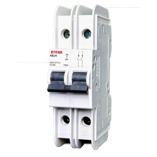 KBUN2D40 Entek Circuit Breakers UL489, 40A, 2Pole, D Curve