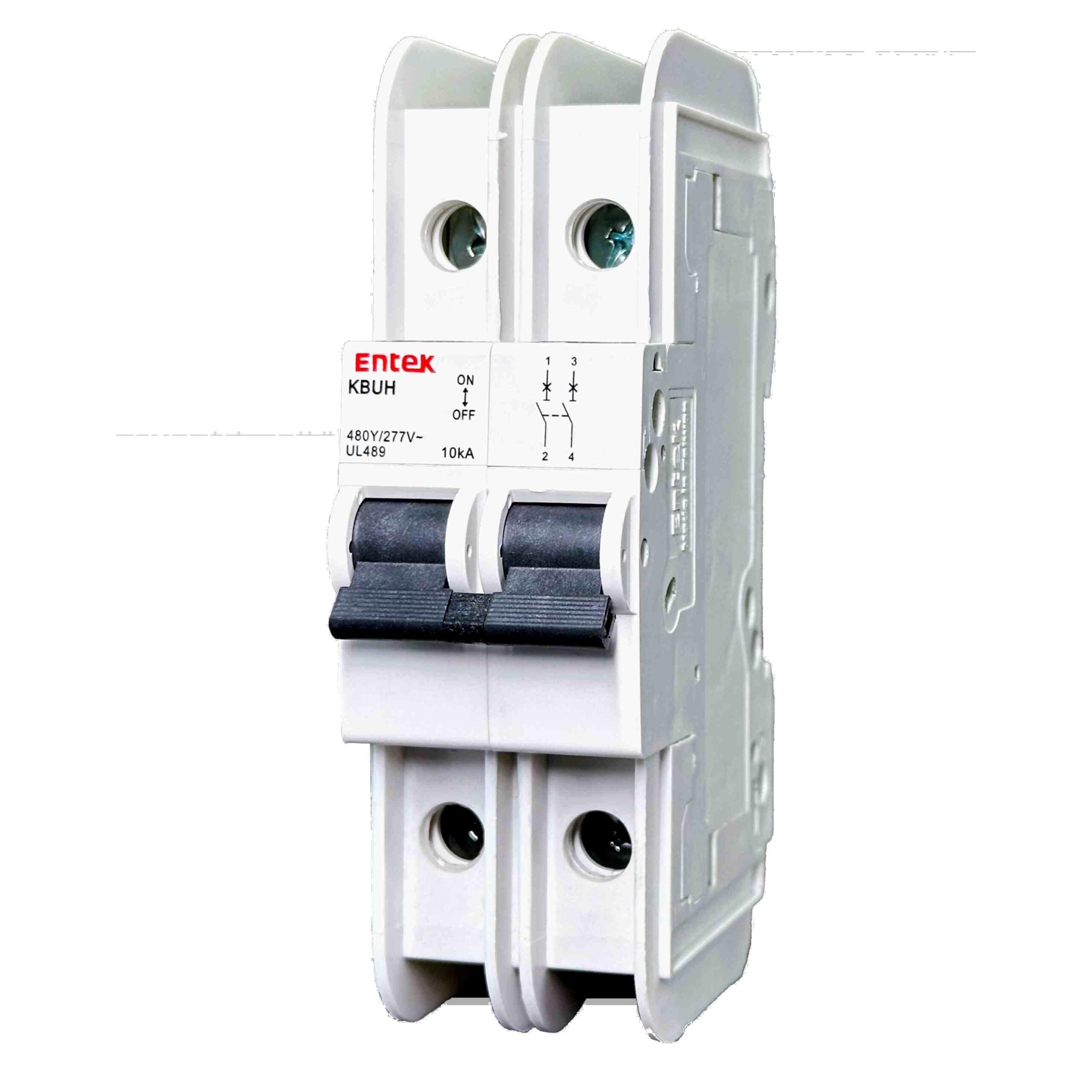 KBUN2D50 Entek Circuit Breakers UL489, 50A, 2Pole, D Curve Parts Distributor KBUN2D50 Entek Circuit Breakers UL489, 50A, 2Pole, D Curve