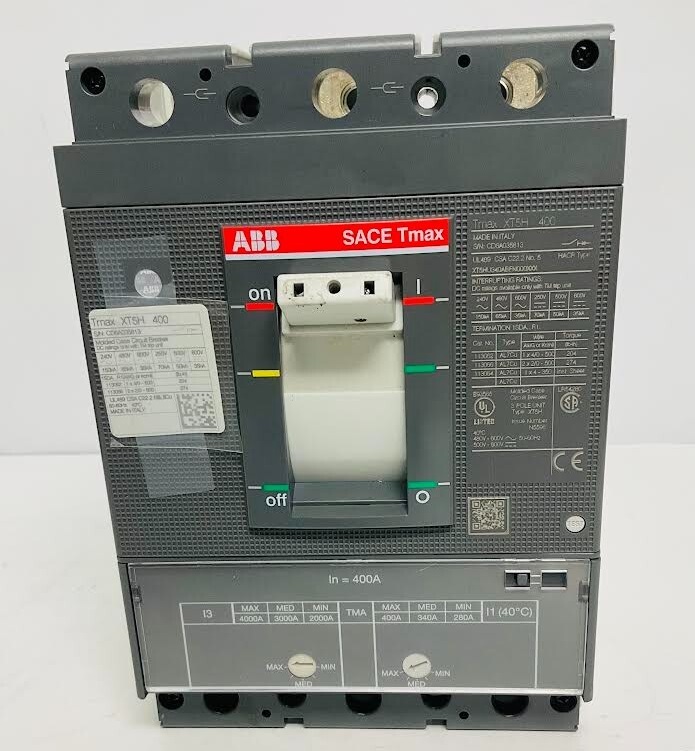 XT5HU340ABFF000XXX ABB GE Circuit Breaker 400A 600V 3 Pole Parts Distributor XT5HU340ABFF000XXX ABB GE Circuit Breaker 400A 600V 3 Pole
