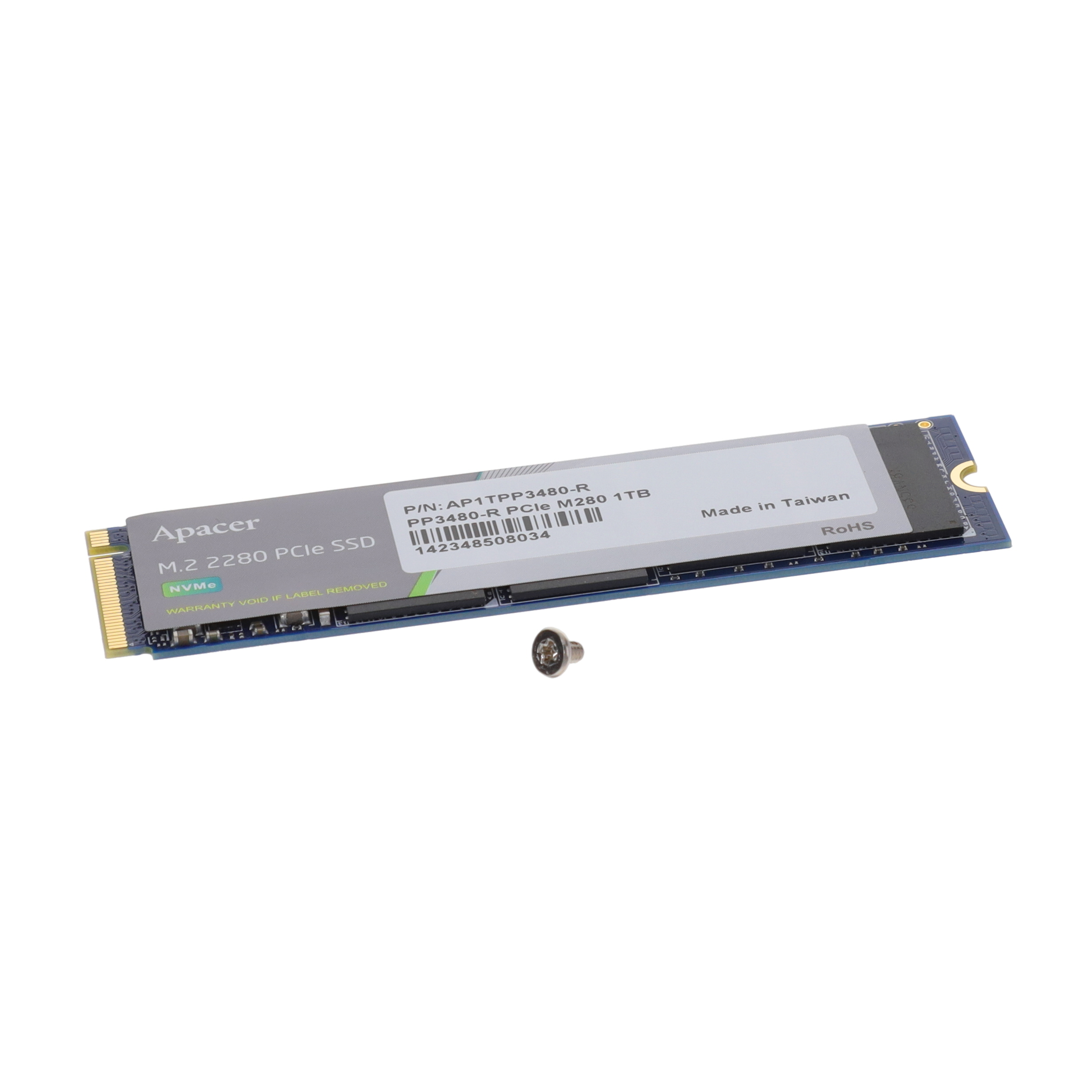 AP1TPP3480-R Apacer M.2 Module 1TB NVMe Drive Parts Distributor AP1TPP3480-R Apacer M.2 Module 1TB NVMe Drive