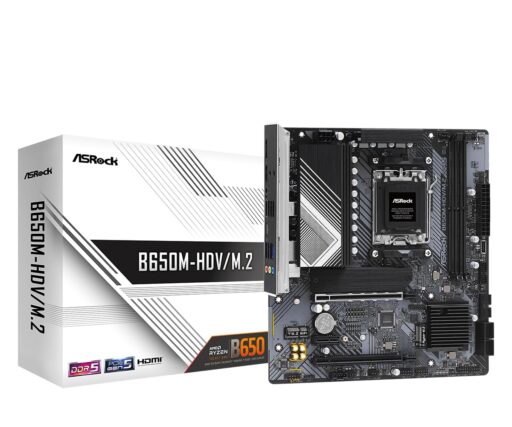 B650M-HDV/M.2 ASRock AMD Ryzen Micro ATX Motherboard Parts Distributor B650M-HDV/M.2 ASRock AMD Ryzen Micro ATX Motherboard