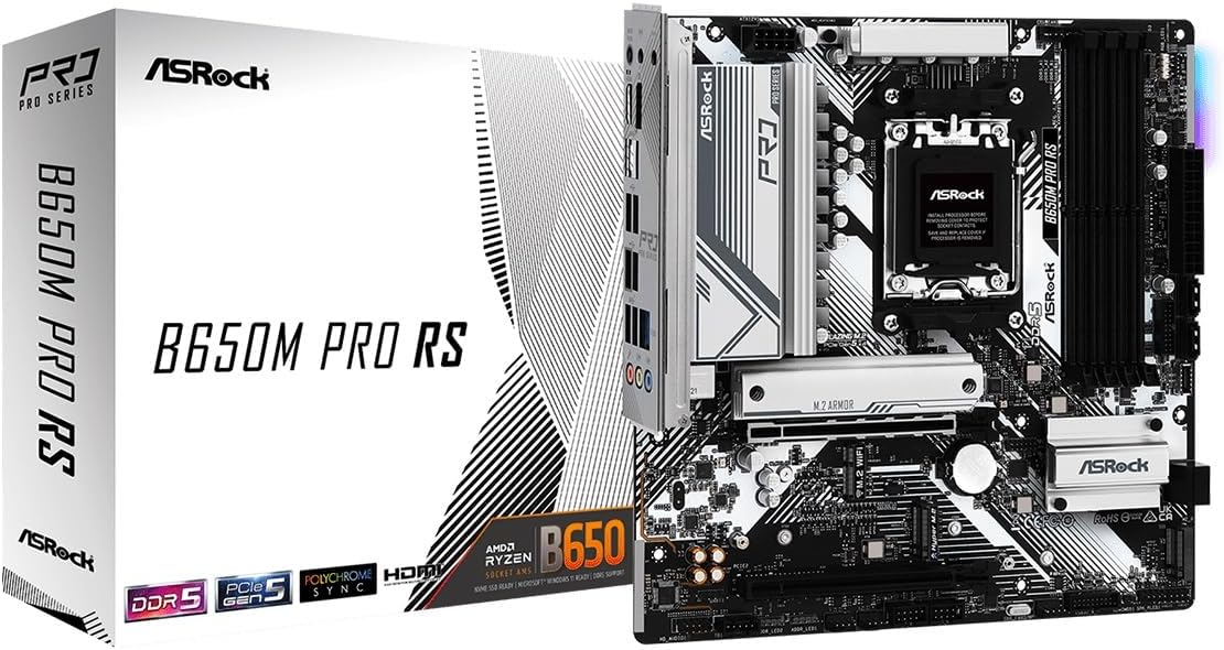 B650M PRO RS ASRock AMD Ryzen Micro ATX Motherboard Parts Distributor B650M PRO RS ASRock AMD Ryzen Micro ATX Motherboard