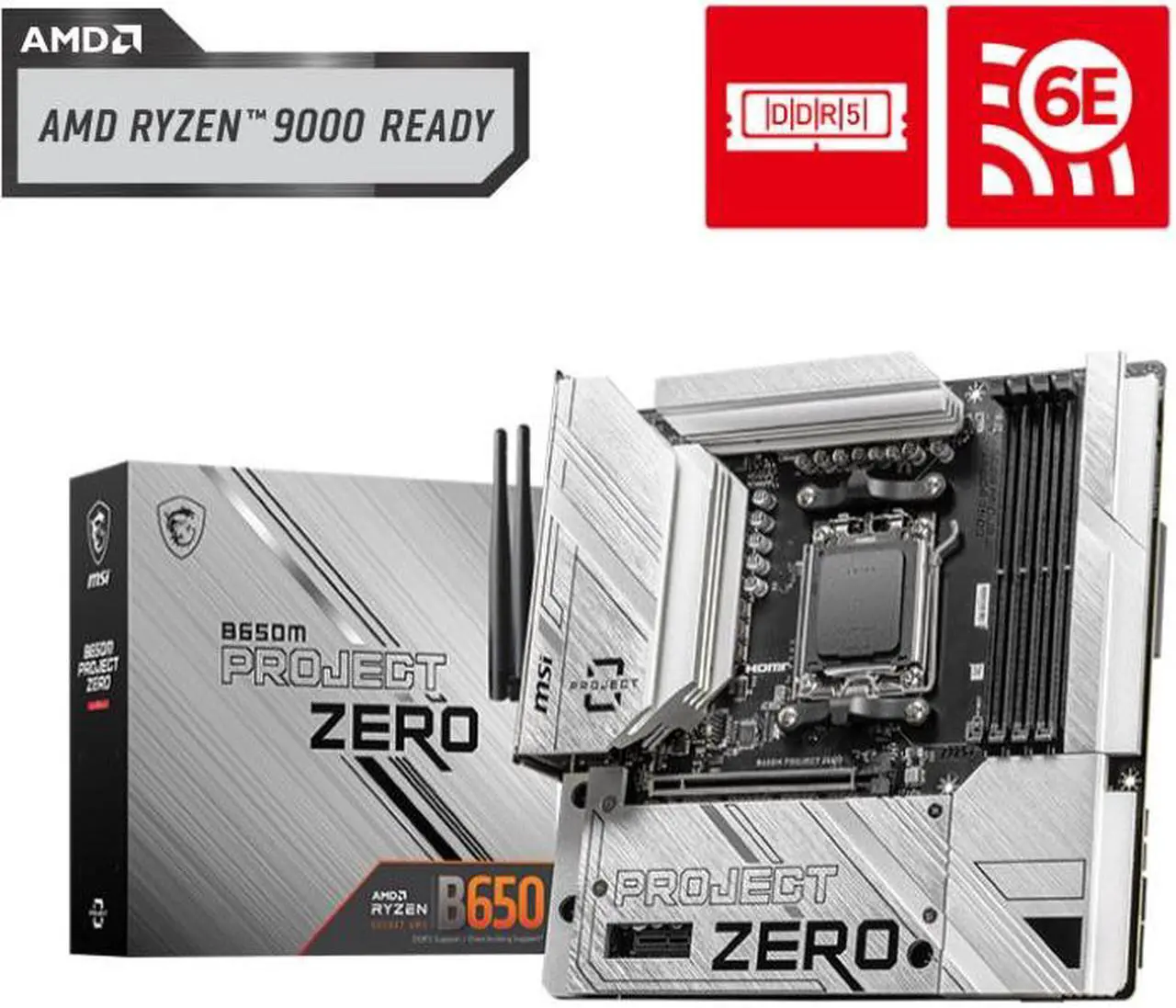 B650M Project Zero MSI AM5 Micro-ATX Motherboard DDR5 AM5 Parts Distributor B650M Project Zero MSI AM5 Micro-ATX Motherboard DDR5 AM5