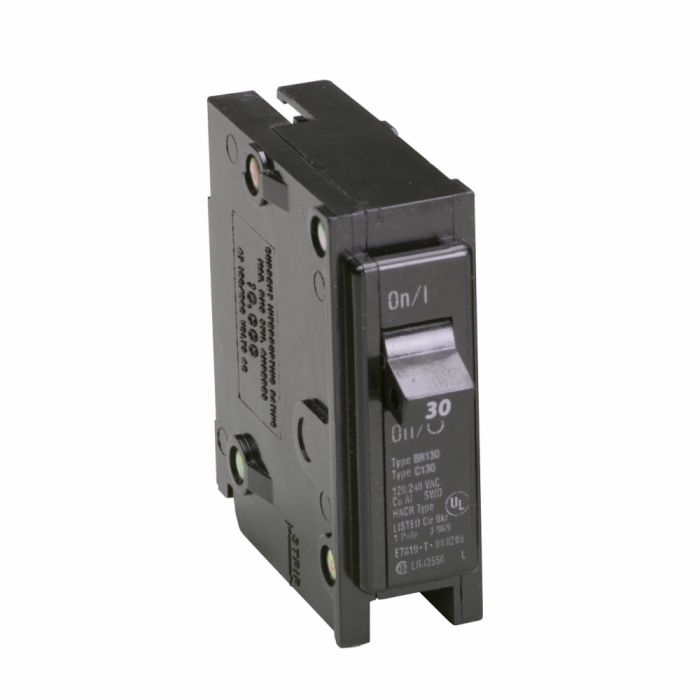 BR130 Eaton Circuit Breaker 30A 120V 1-Pole Parts Distributor BR130 Eaton Circuit Breaker 30A 120V 1-Pole