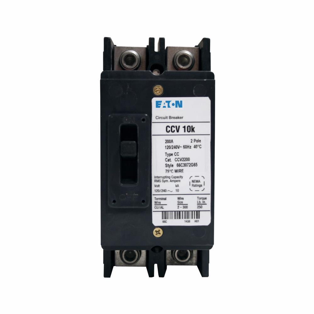 CCV2150 Eaton Circuit Breaker 150A 240V 2-Poles Parts Distributor CCV2150 Eaton Circuit Breaker 150A 240V 2-Poles