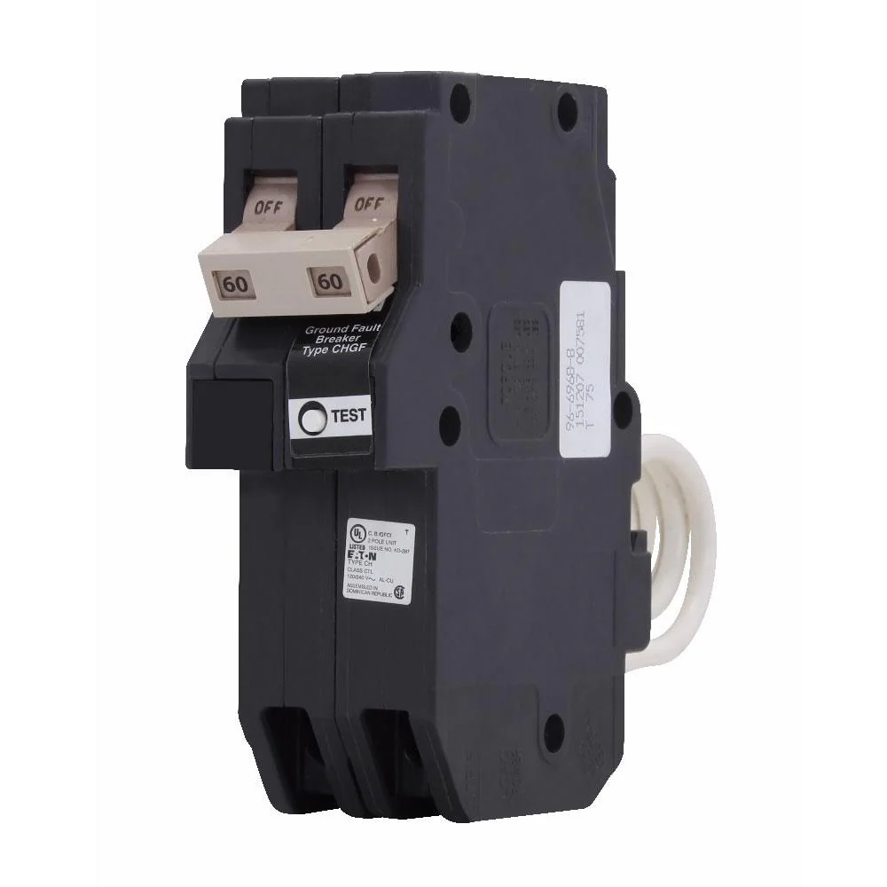 CH260GFT Eaton Circuit Breaker 60A 240V 2 Poles Parts Distributor CH260GFT Eaton Circuit Breaker 60A 240V 2 Poles