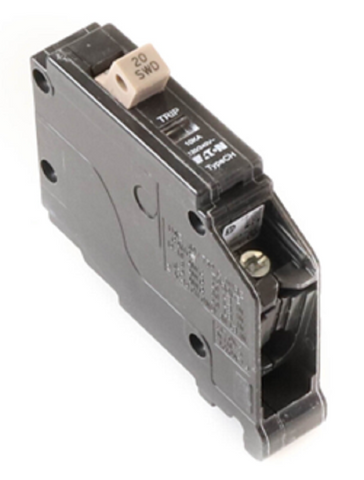CHF120 Eaton Circuit Breaker 20A 240V 1Pole with Trip Flag Parts Distributor CHF120 Eaton Circuit Breaker 20A 240V 1Pole with Trip Flag