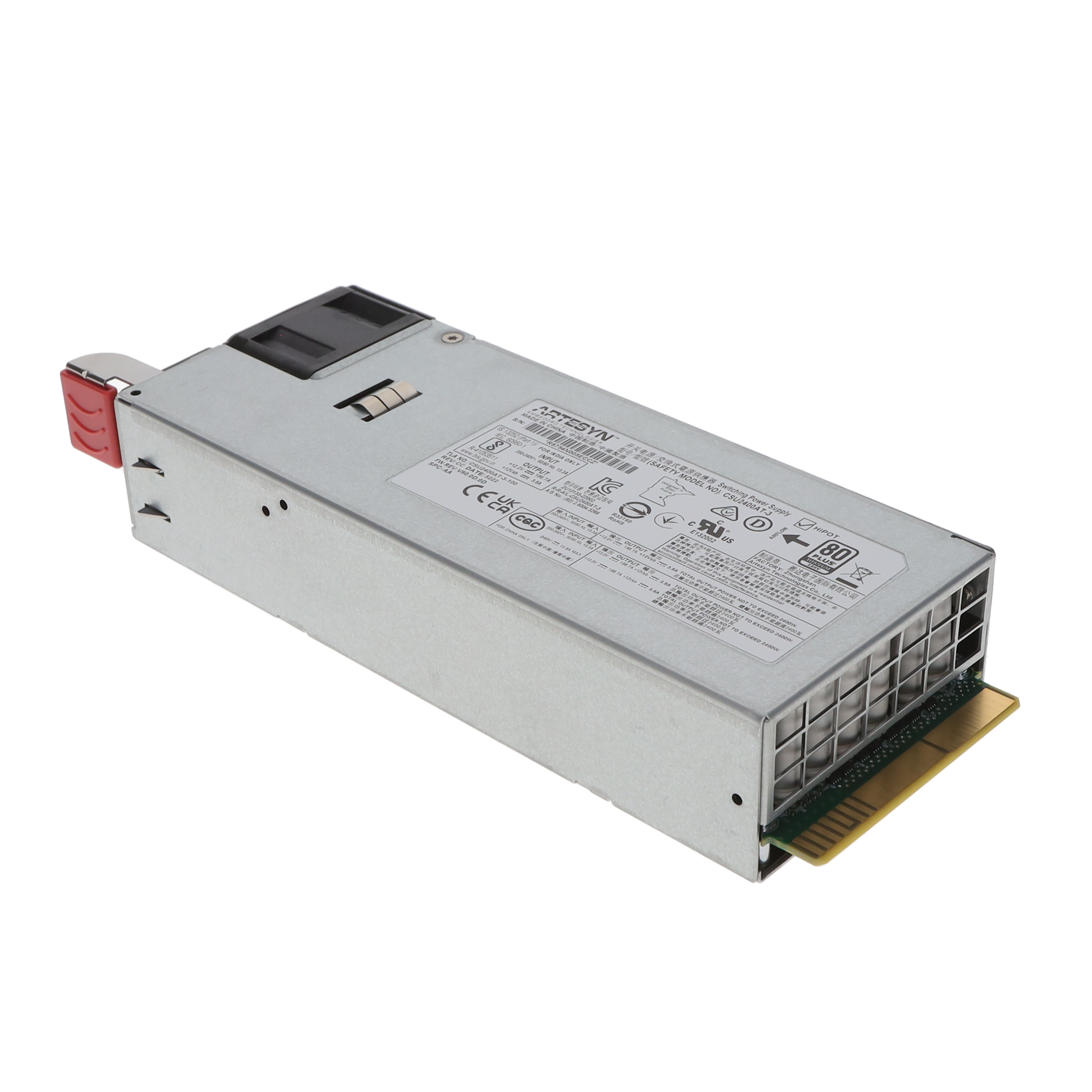 CSU2400AT-3-100 Artesyn Power Supply 12.2V 196.7A 2400W Rack Mount Parts Distributor CSU2400AT-3-100 Artesyn Power Supply 12.2V 196.7A 2400W Rack Mount