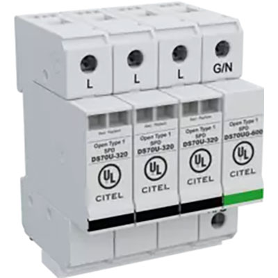 DS74US-230Y/G Citel Surge Protector 480/277V DIN Rail Parts Distributor DS74US-230Y/G Citel Surge Protector 480/277V DIN Rail