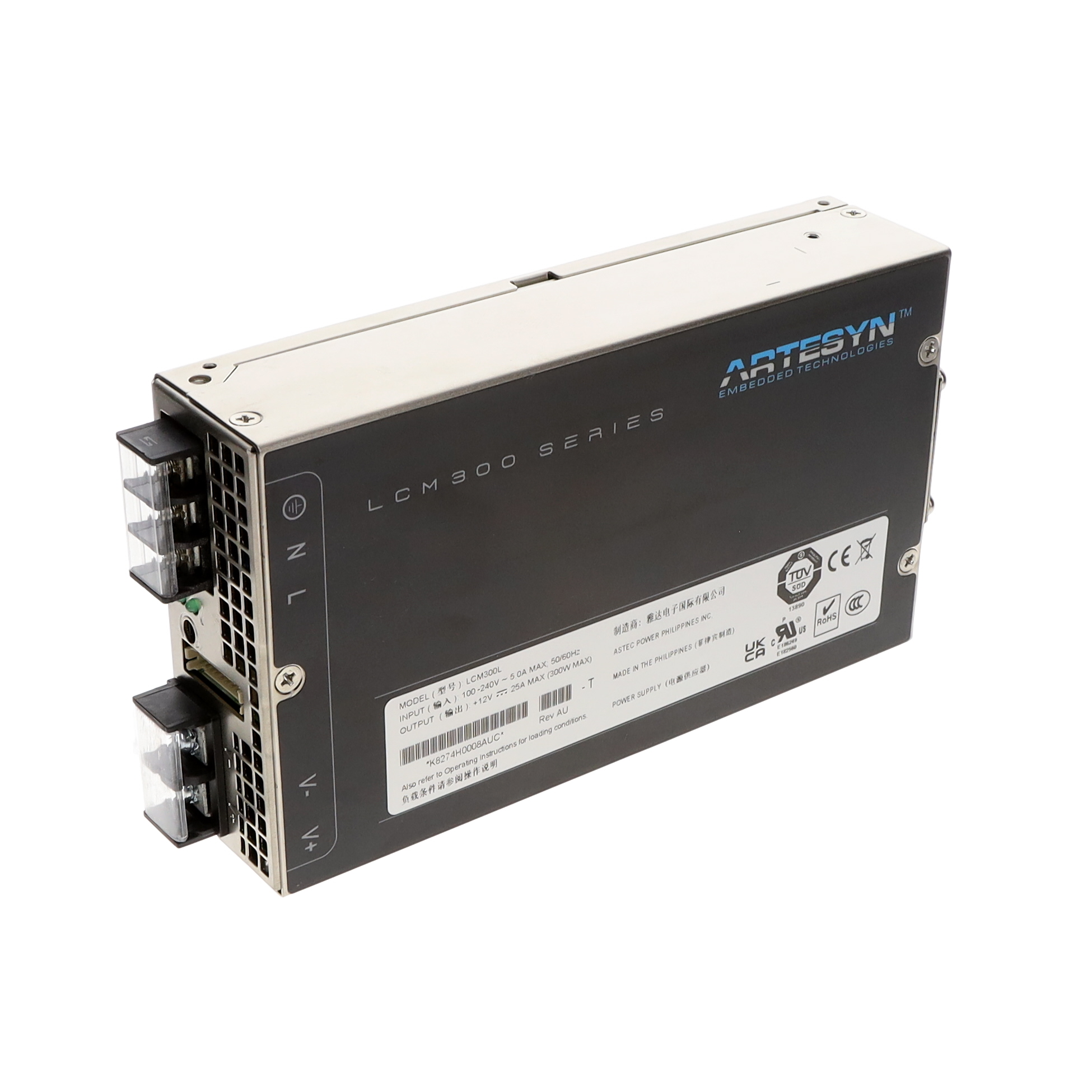 LCM300L-T Artesyn Power Supply 12V 25A 310W Chassis Mount Parts Distributor LCM300L-T Artesyn Power Supply 12V 25A 310W Chassis Mount