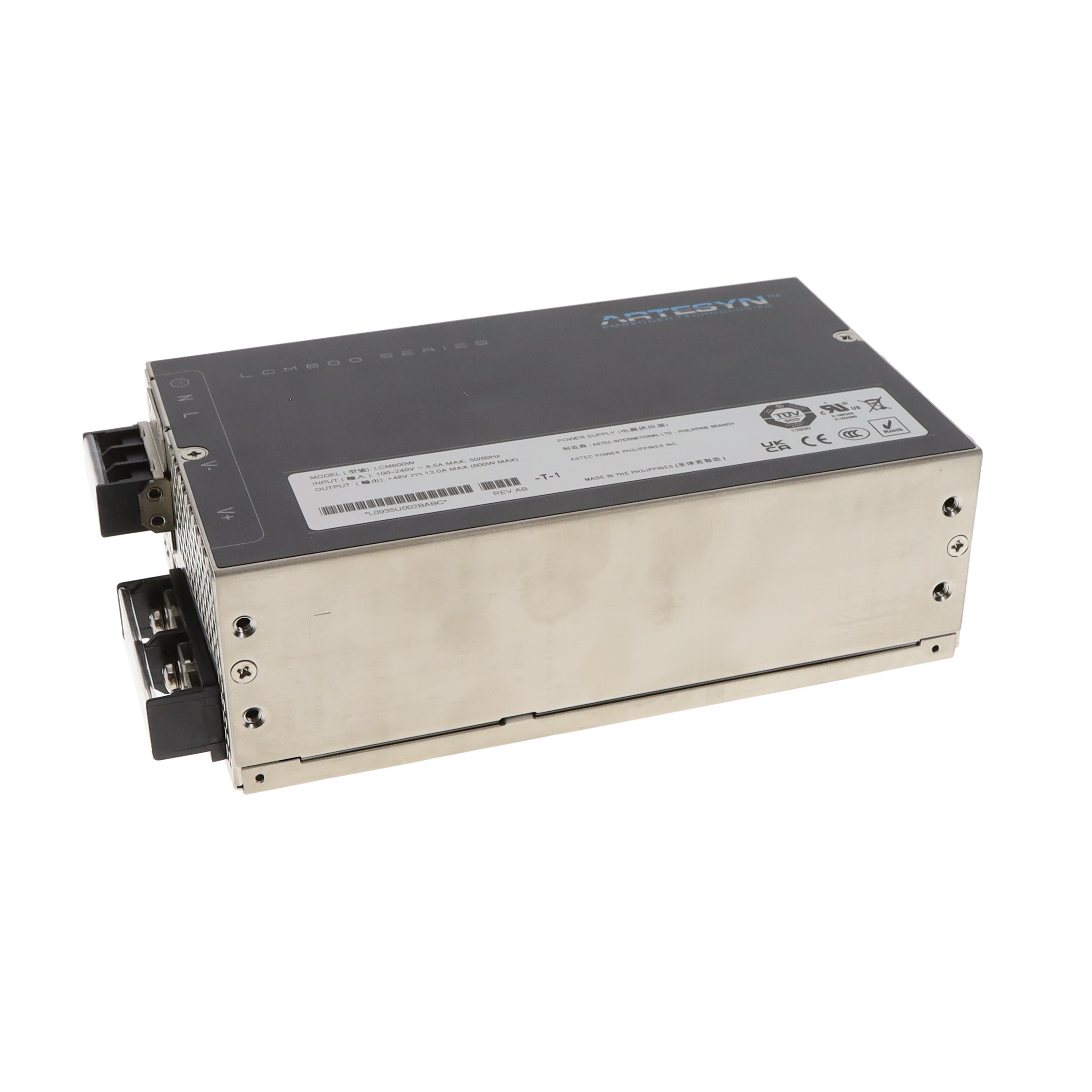 LCM600W-T-1 Artesyn Power Supply 48V 14A 600W Chassis Mount Parts Distributor LCM600W-T-1 Artesyn Power Supply 48V 14A 600W Chassis Mount