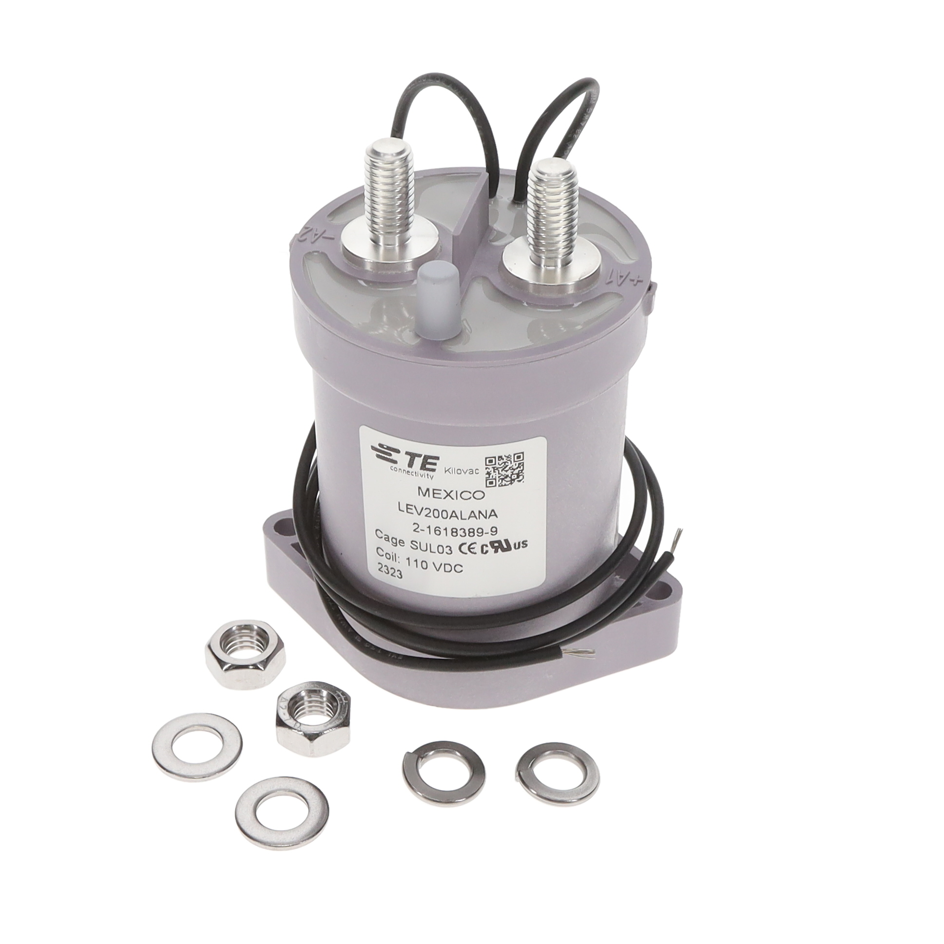 LEV200ALANA Kilovac Contactor Relay 110VDC 500A Chassis Mount Parts Distributor LEV200ALANA Kilovac Contactor Relay 110VDC 500A Chassis Mount