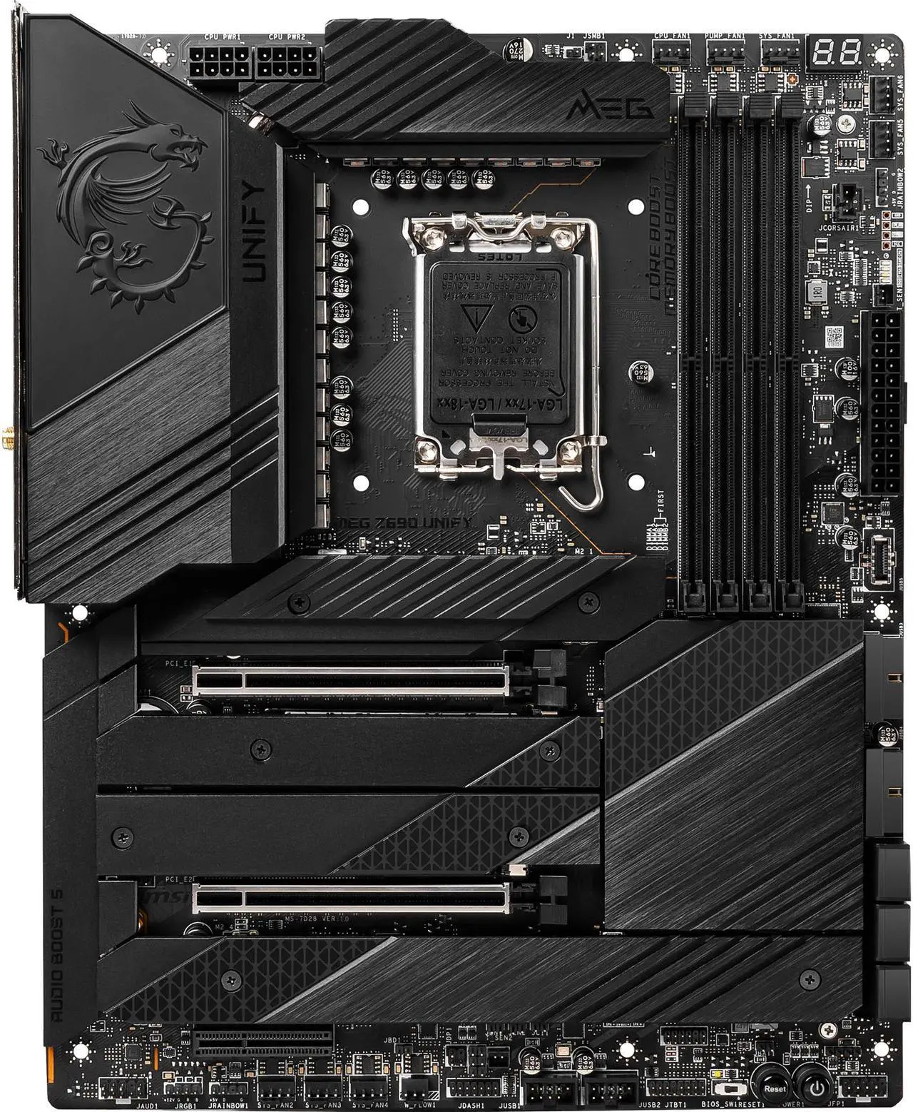 MEG Z690 UNIFY MSI ATX Motherboard Socket LGA-1700 Parts Distributor MEG Z690 UNIFY MSI ATX Motherboard Socket LGA-1700