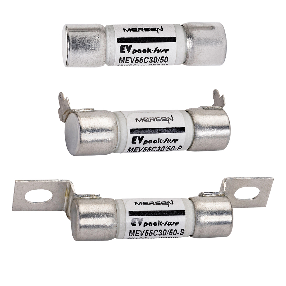 MEV55C30-P Mersen EV Fuse 550V 30A PC Mount Parts Distributor MEV55C30-P Mersen EV Fuse 550V 30A PC Mount