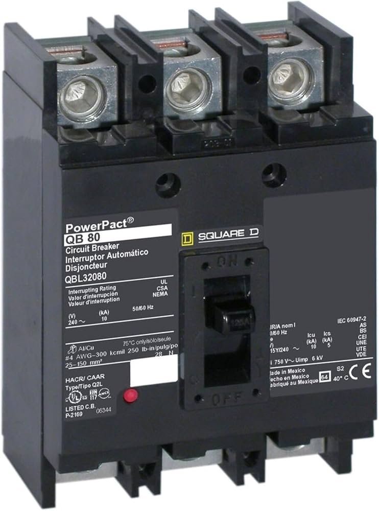 QBL32225 Schneider Circuit Breaker 240V 225A 3-Pole Parts Distributor QBL32225 Schneider Circuit Breaker 240V 225A 3-Pole