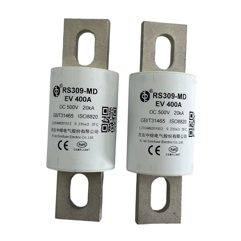 RS309-MD-400A 500V Sinofuse EV And ESS High Voltage Fuse 400A 500V Axial Parts Distributor RS309-MD-400A 500V Sinofuse EV And ESS High Voltage Fuse 400A 500V Axial