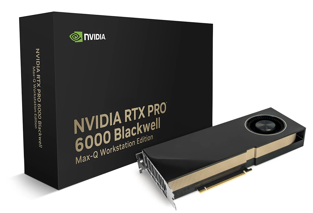 VCNRTXPRO6000BQ-PB PNY NVIDIA RTX Pro 6000 Blackwell Max-Q 96GB Graphics Card Parts Distributor VCNRTXPRO6000BQ-PB PNY NVIDIA RTX Pro 6000 Blackwell Max-Q 96GB Graphics Card