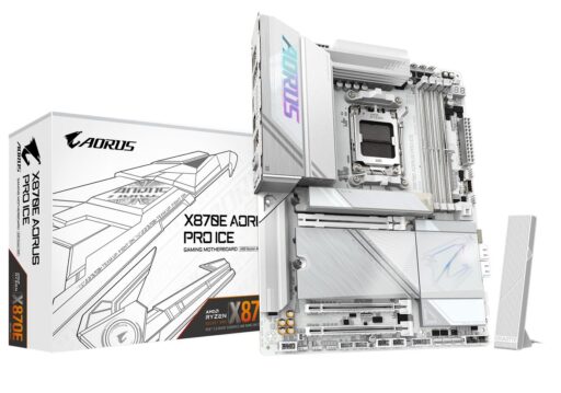 X870E AORUS PRO ICE GIGABYTE Motherboard AMD AM5 LGA-1718 Parts Distributor X870E AORUS PRO ICE GIGABYTE Motherboard AMD AM5 LGA-1718