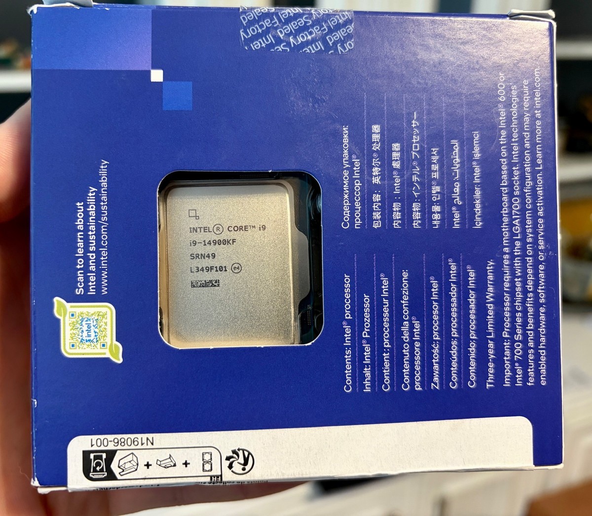 BX8071514900KF Intel Core i9-14900KF CPU / Processor Parts Distributor BX8071514900KF Intel Core i9-14900KF CPU / Processor - Image 2