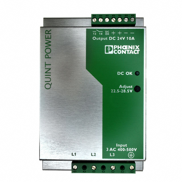 2938617 Phoenix Contact AC/DC DIN Rail Power Supply 24V 240W Parts Distributor 2938617 Phoenix Contact AC/DC DIN Rail Power Supply 24V 240W