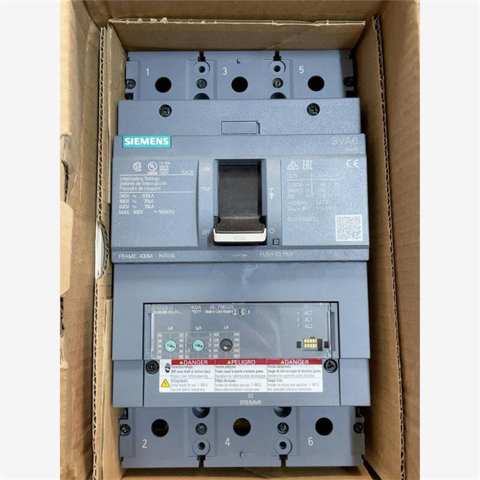 3VA6325-7JQ31-0AA0 Siemens Circuit Breaker 600V 250A 3-Poles Parts Distributor 3VA6325-7JQ31-0AA0 Siemens Circuit Breaker 600V 250A 3-Poles