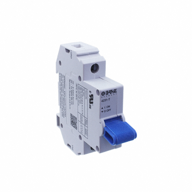 4231-T110-K0F2H-10A E-T-A Circuit Breaker 120VAC 10A DIN Rail, 1 Pole Parts Distributor 4231-T110-K0F2H-10A E-T-A Circuit Breaker 120VAC 10A DIN Rail, 1 Pole