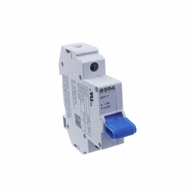 4231-T110-K0F2H-15A E-T-A Circuit Breaker 120VAC 15A DIN Rail, 1 Pole Parts Distributor 4231-T110-K0F2H-15A E-T-A Circuit Breaker 120VAC 15A DIN Rail, 1 Pole