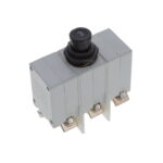 583-G411-K1M1-A1S0TN-3A E-T-A Circuit Breaker Thermal 3A 200VAC 28VDC Panel Mount, 3 Poles