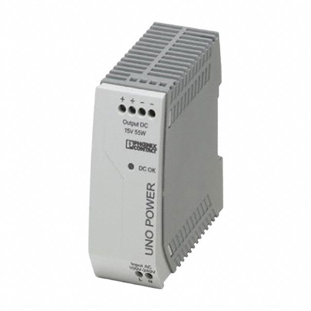 2903001 Phoenix Contact AC/DC DIN Rail Power Supply 15V 56W Parts Distributor 2903001 Phoenix Contact AC/DC DIN Rail Power Supply 15V 56W