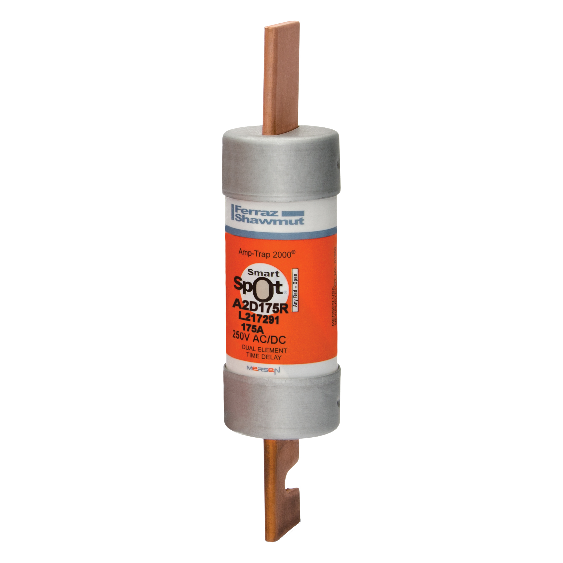 A2D175R Mersen Fuse 175A 250VAC Cylindrical Cartridge Parts Distributor A2D175R Mersen Fuse 175A 250VAC Cylindrical Cartridge