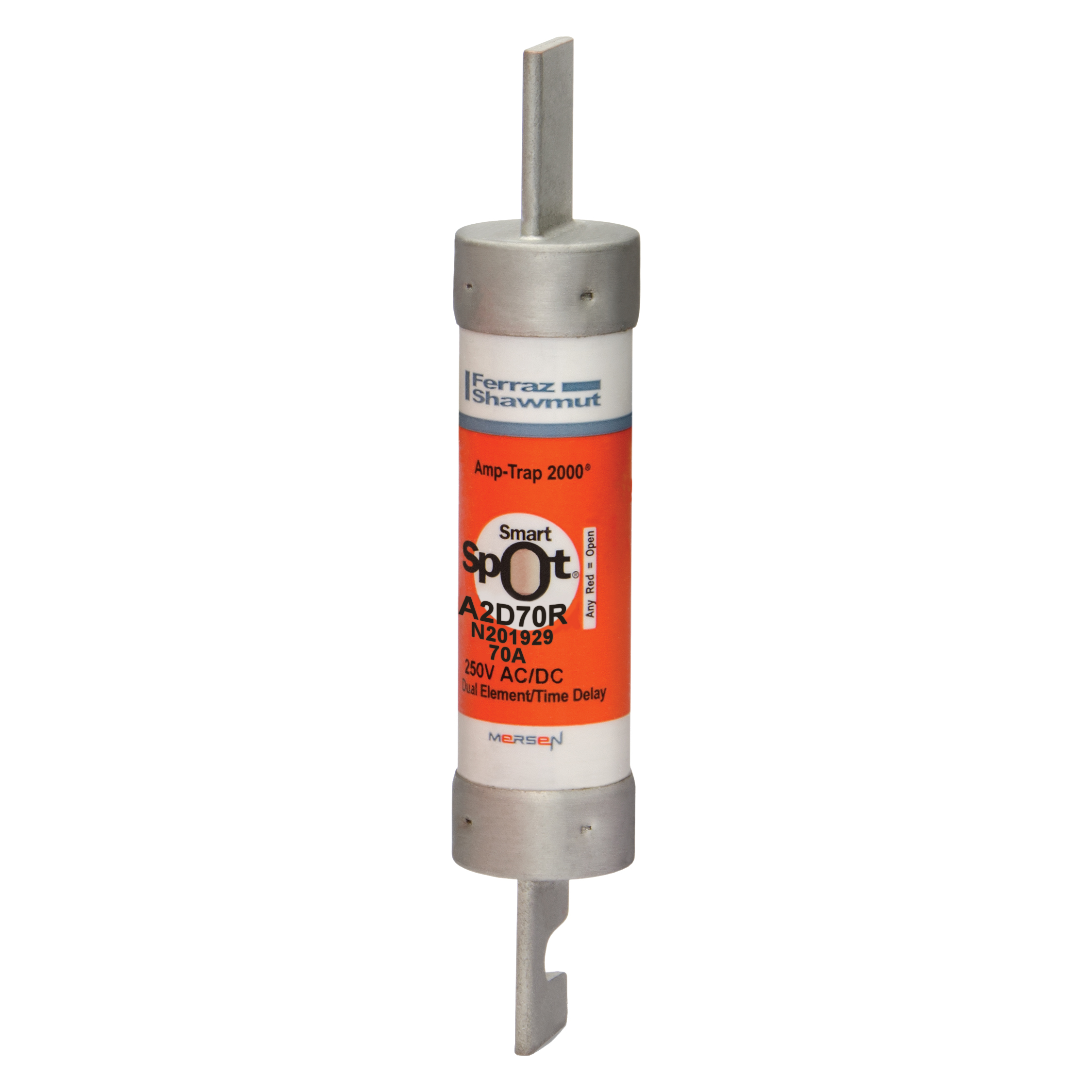 A2D70R Mersen Fuse 70A 250VAC Cylindrical Cartridge Parts Distributor A2D70R Mersen Fuse 70A 250VAC Cylindrical Cartridge