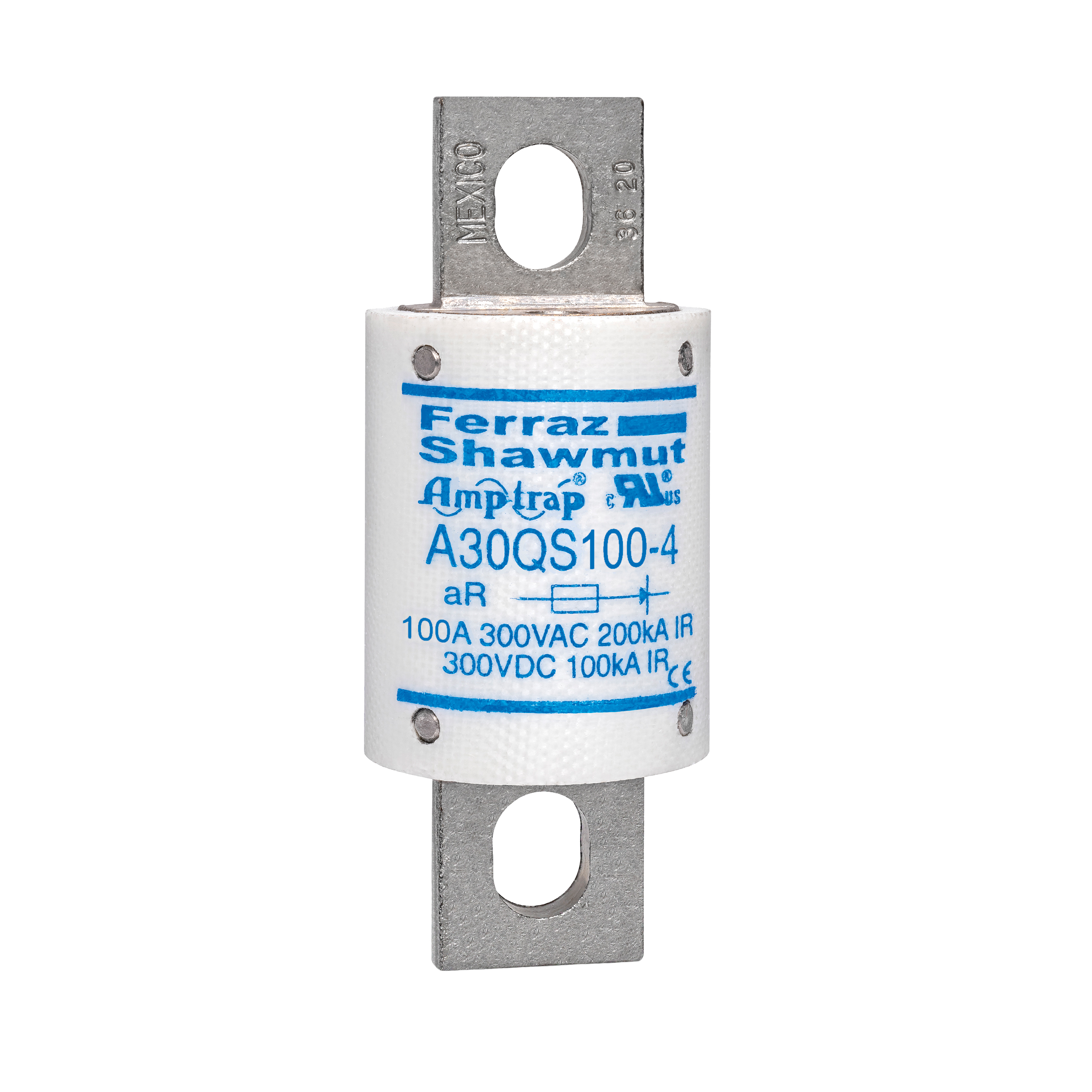 A30QS100-4 Mersen Fuse 100A 300VAC Cylindrical Cartridge Parts Distributor A30QS100-4 Mersen Fuse 100A 300VAC Cylindrical Cartridge