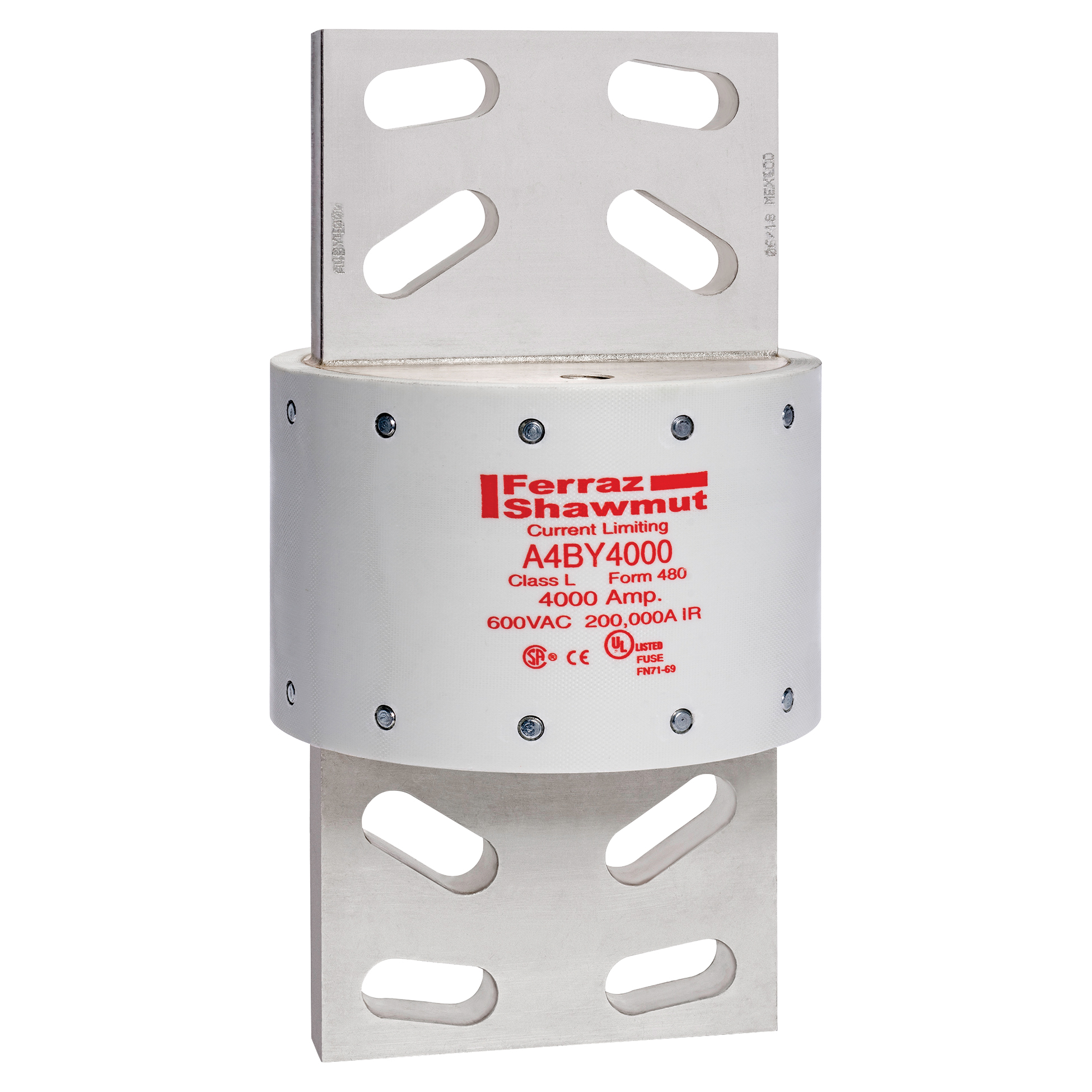 A4BY4000 Mersen Fuse 4kA 600VAC Cylindrical Blades Parts Distributor A4BY4000 Mersen Fuse 4kA 600VAC Cylindrical Blades