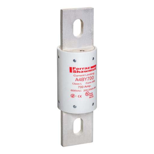 A4BY700 Mersen Fuse 700A 600VAC Cylindrical Blades Parts Distributor A4BY700 Mersen Fuse 700A 600VAC Cylindrical Blades