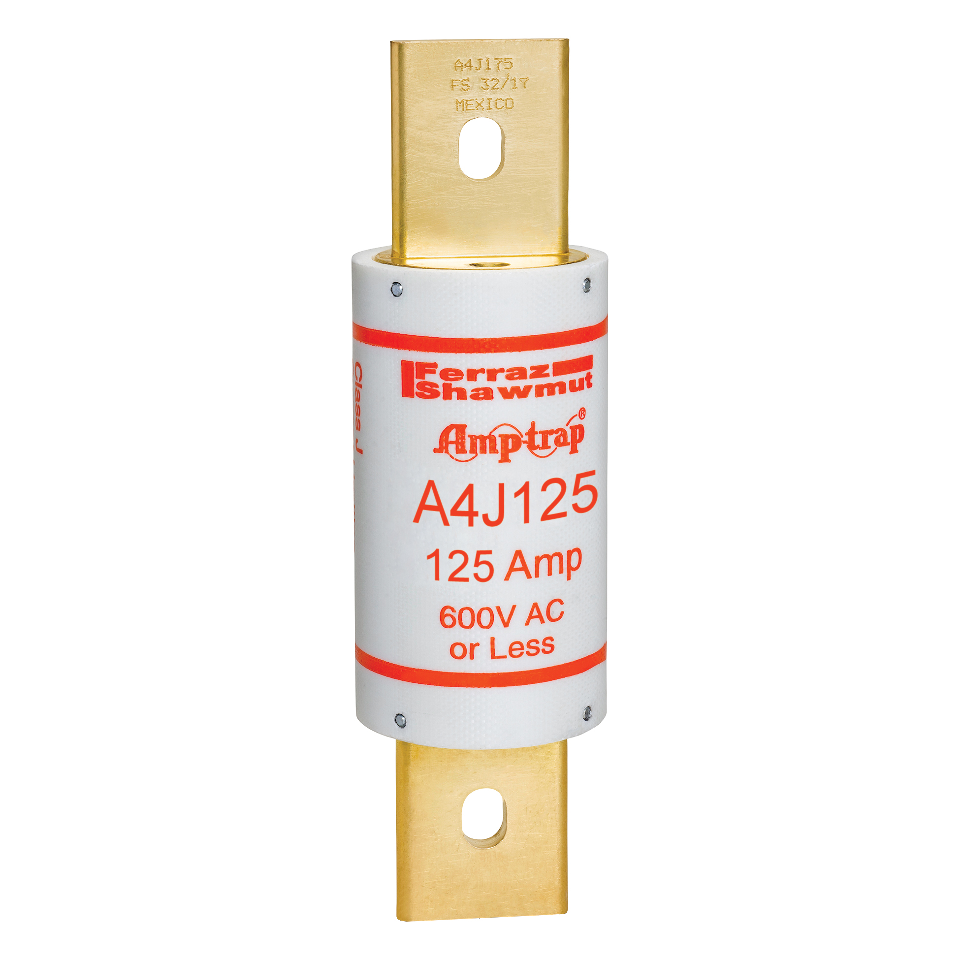 A4J125 Mersen Fuse 125A 600VAC Cylindrical Cartridge Parts Distributor A4J125 Mersen Fuse 125A 600VAC Cylindrical Cartridge