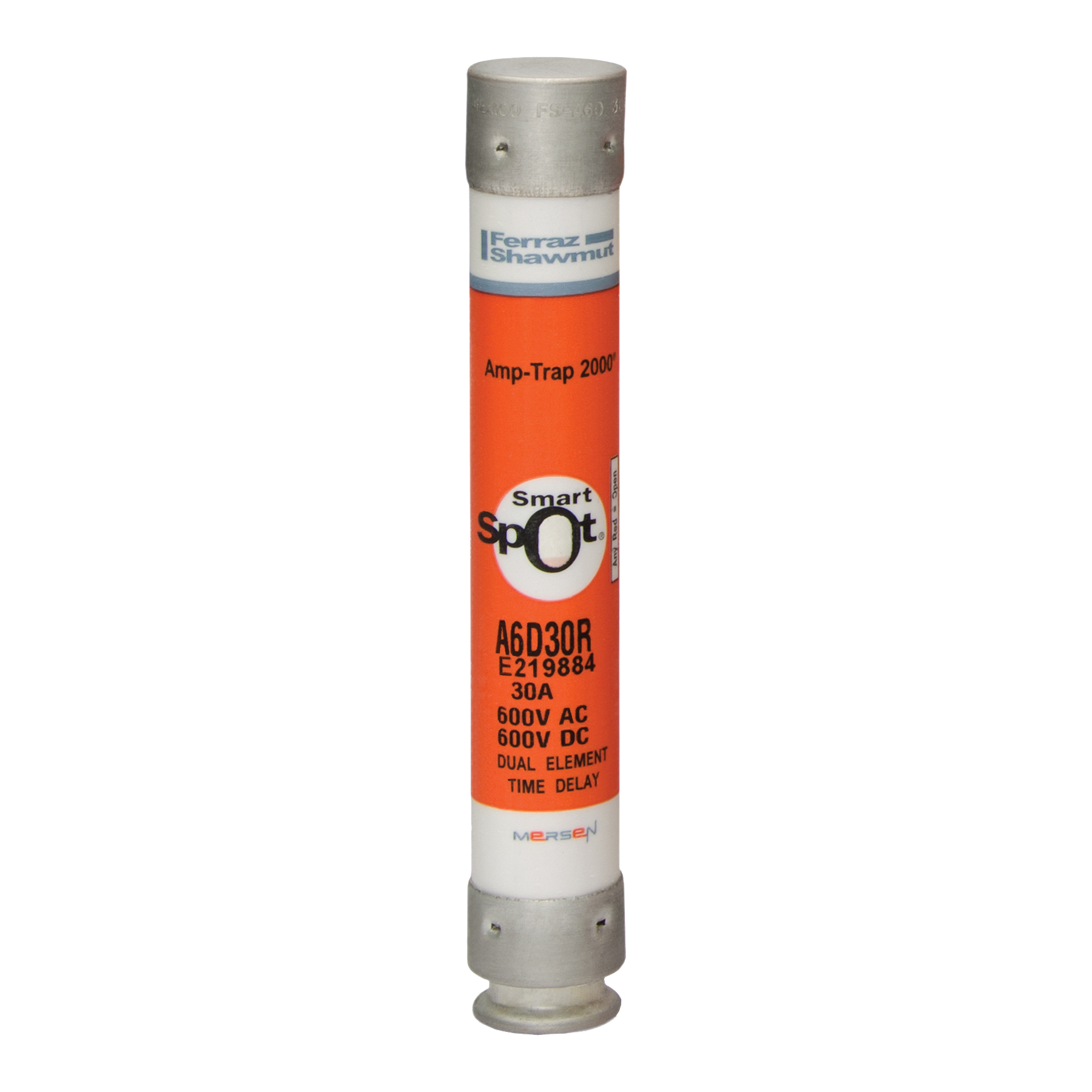 A6D30R Mersen Fuse 30A 600VAC Cartridge Parts Distributor A6D30R Mersen Fuse 30A 600VAC Cartridge
