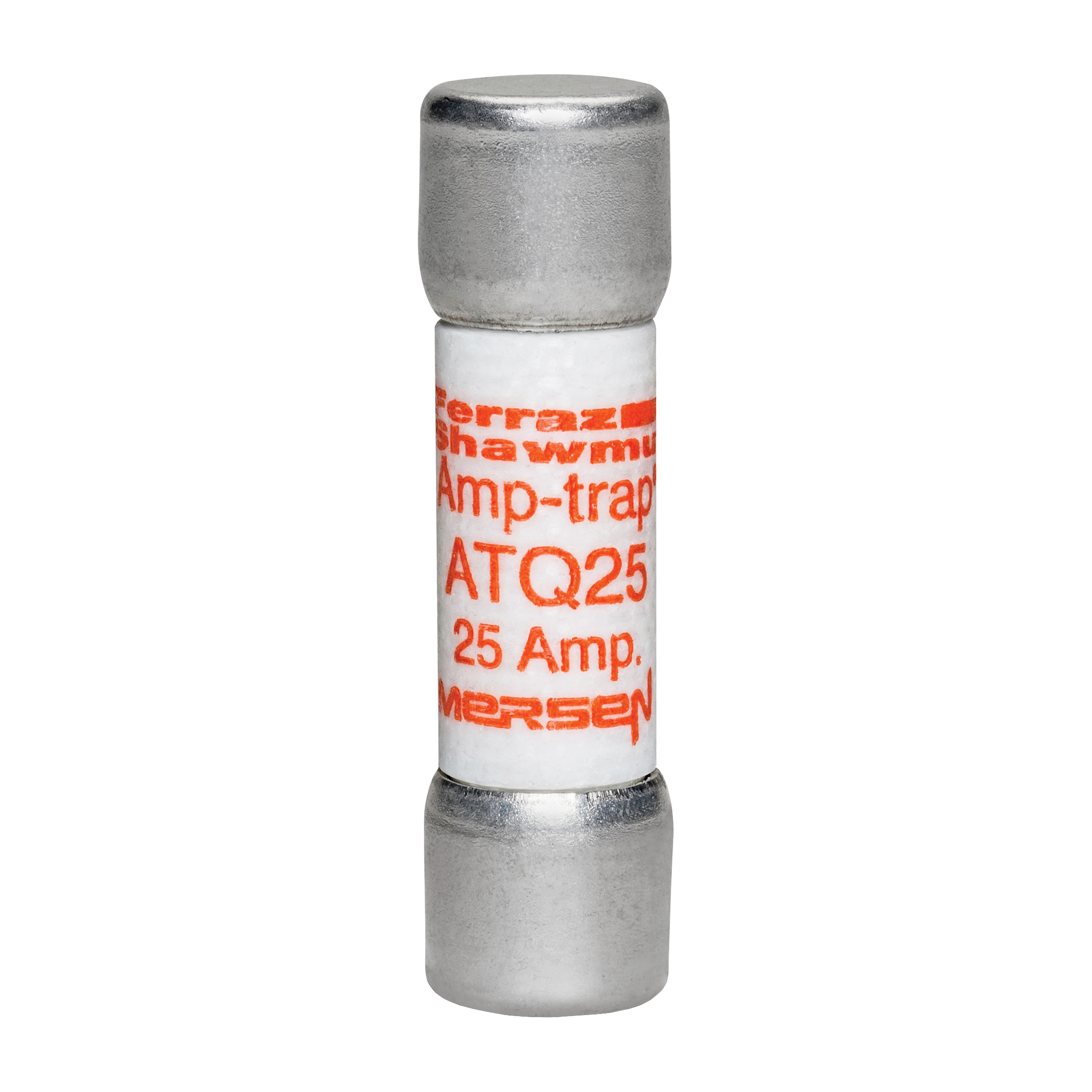 ATQ25 Mersen Fuse 25A 500VAC Cylindrical Cartridge Parts Distributor ATQ25 Mersen Fuse 25A 500VAC Cylindrical Cartridge