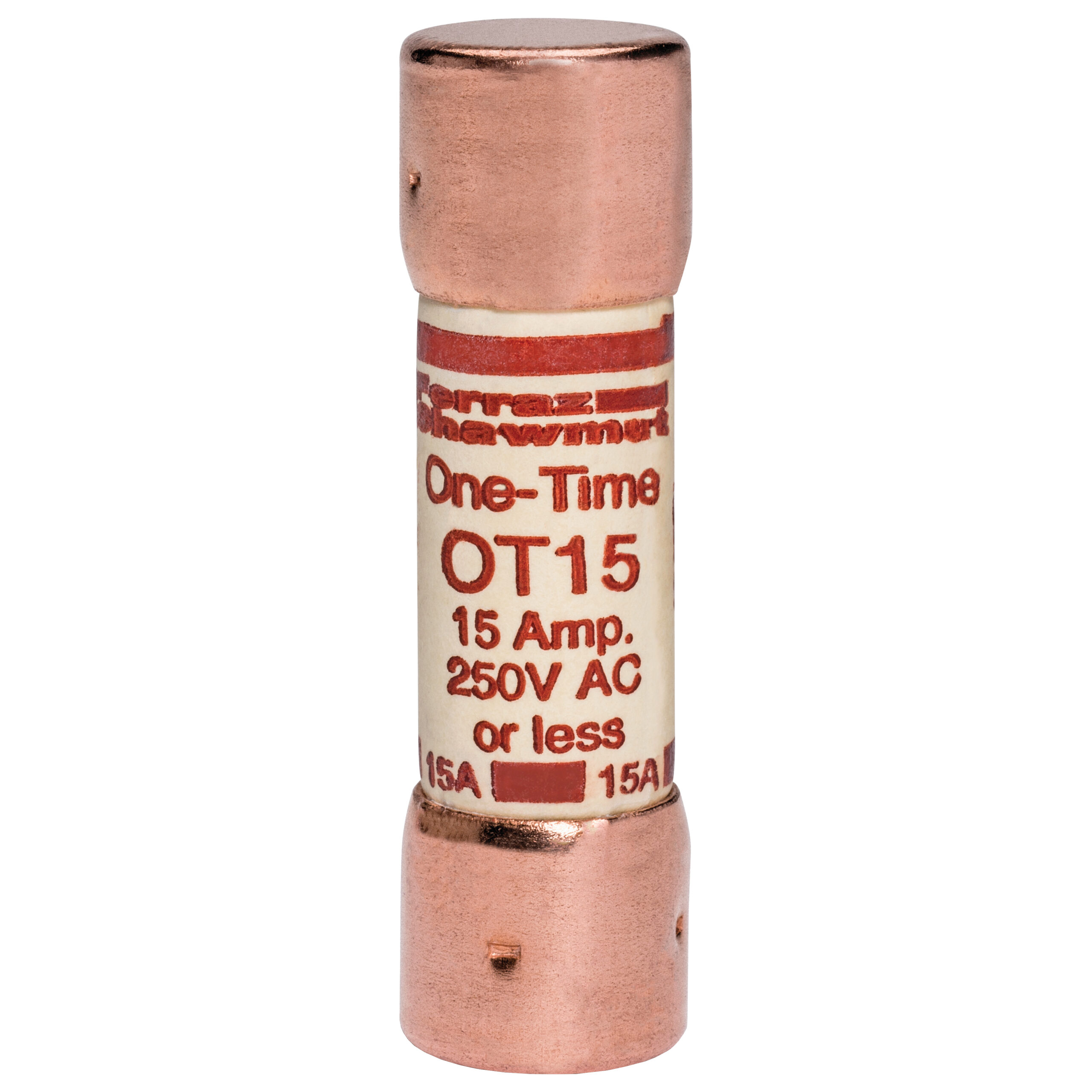 OT15 Mersen Fuse 15A 250VAC Cartridge Parts Distributor OT15 Mersen Fuse 15A 250VAC Cartridge