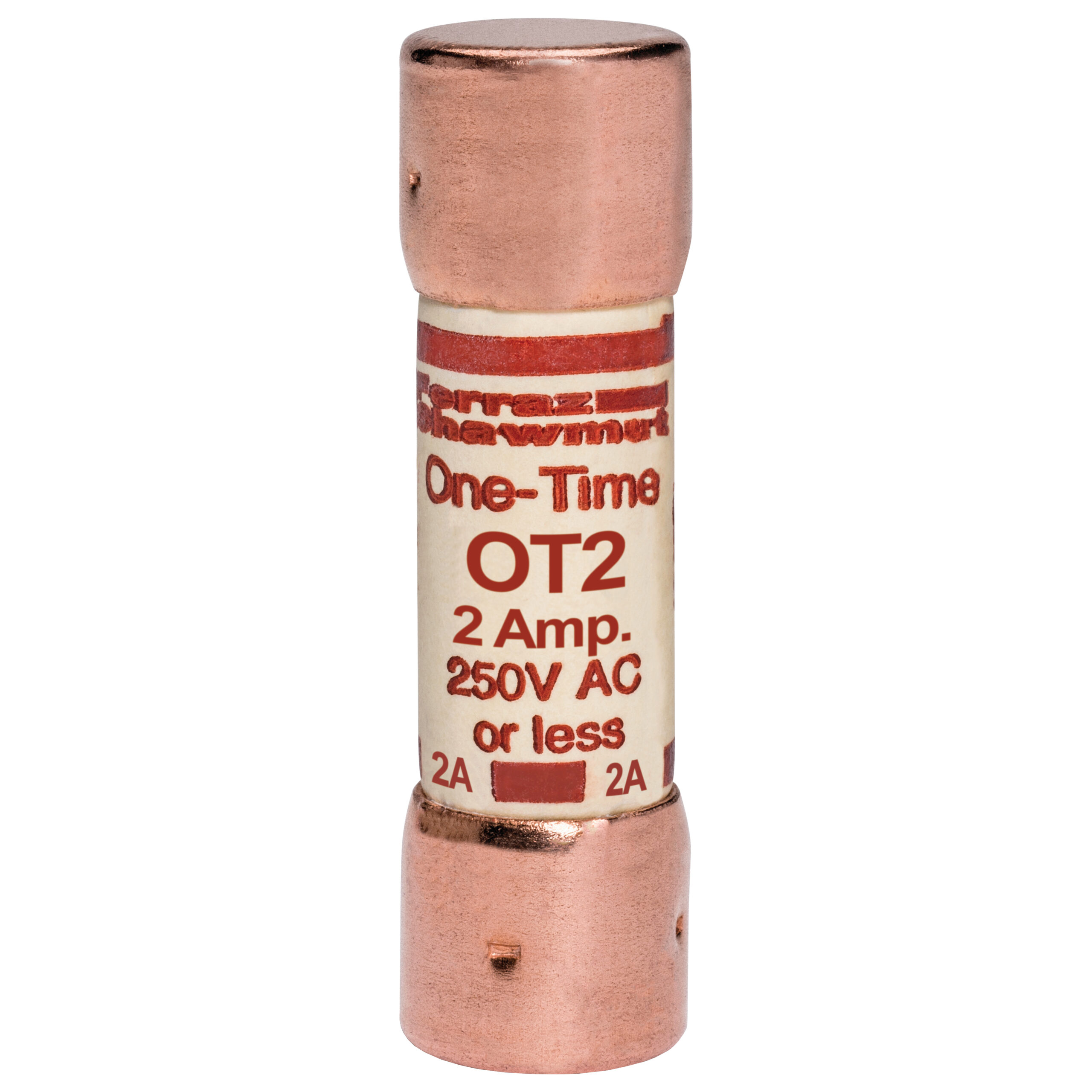 OT2 Mersen Fuse 2A 250VAC Cartridge Parts Distributor OT2 Mersen Fuse 2A 250VAC Cartridge