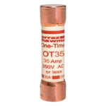 OT35 Mersen Fuse 35A 250VAC Cartridge Parts Distributor OT35 Mersen Fuse 35A 250VAC Cartridge